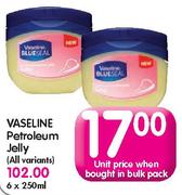 Vaseline Petroleum Jelly(All Variants)-250ml Each