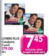 Lover Plus Condoms(3 Pack) Each