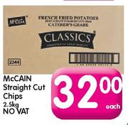 McCain Straight Cut Chips-2.5kg