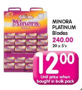 Minora Platinum Blades-5's