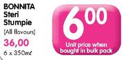 Bonnita Steri Stumpie - 350ml 