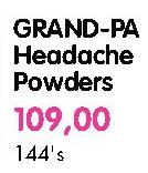 Grand - Pa Headache Powders-144's