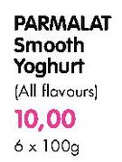 Parmalat Smooth Yoghurt - 6 x 100g