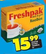 Freshpak Rooibos Teabags-80's