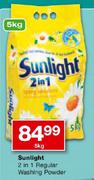 Sunlight 2 In 1 Regular Washing Powder-5kg