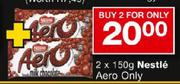 2 x 150g Nestle Aero Only