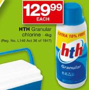 HTH Granular Chlorine-4Kg Each