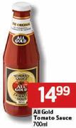 All Gold Tomato Sauce-700Ml