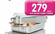 Catermate Stainless Steel Mini Double Roaster-Each