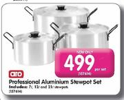 aro Professional Aluminium Stewpot Set-Per Set
