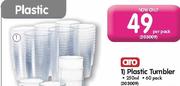 Aro 250ml Plastic Tumbler-60's Pack