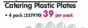 Aro Catering Plastic Plates-4's Pack