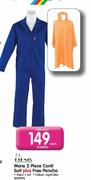 Mens 2 Piece Conti Suit Plus Free Poncho-Each