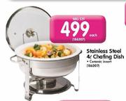 Stainless Steel 4Ltr Chafing Dish-Each