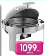 6.8Ltr Stainless Steel Roll Top Chafing Dish