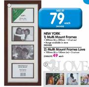 New York Multi Mount Frames-Each