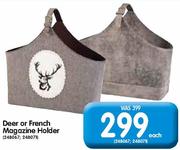 Dear Or French Magazine Holder-Each