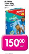 Pampers Active Baby Jumbo Pack(XL/54's)-Each