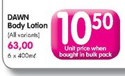 Dawn Body Lotion-400ml