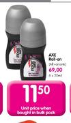 Axe Roll-on-50ml Each