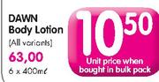 Dawn Body Lotion-400Ml