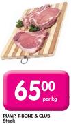Rump T-Bone & Club Steak-Per Kg