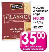Mccain Wholesaler Chips-2.5Kg