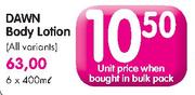 Dawn Body Lotion(All Variants)-400ml