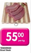 Tenderised Braai Steak-Per Kg