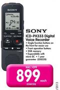 Sony ICD-PX333 Digital Voice Recorder-Each