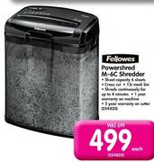Fellowes Powershred M-6C Shredder-Each