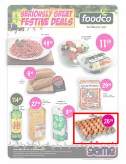 Foodco Western Cape : Seriously Great Festive Deals (14 Nov - 18 Nov), page 1