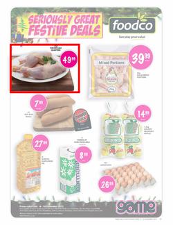 Foodco Gauteng & Polokwane : Seriously Great Festive Deals (14 Nov - 18 Nov), page 1