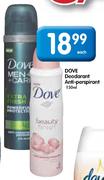 Dove Deodorant Anti-Perspirant-150ml Each