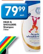 Head & Shoulders Shampoo-750ml