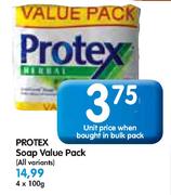 Protex Soap Value Pack-4 x 100gm