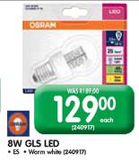Osram 8W GLS LED-Each