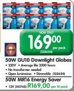 50W MR16 Energy Saver-Per Pack