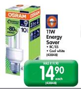 Osram 11W BC/ES Energy Saver-Each