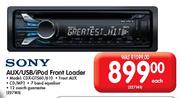 Sony AUX/USB/Ipod Front Loader (CDX-GT560)-Each