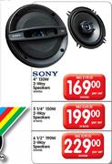 Sony 6 1/2" 190W 2-Way Speakers-Per Set