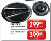 Sony 6x9 500W Speakers-Per Set