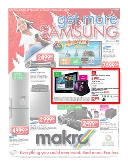 Makro : Get More Samsung (27 Nov - 10 Dec), page 1