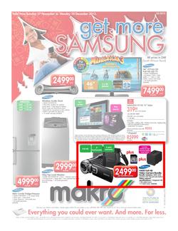 Makro : Get More Samsung (27 Nov - 10 Dec), page 1