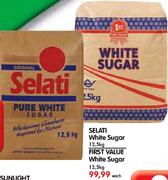 Selati White Sugar-12.5Kg Each
