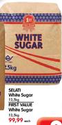 First Value White Sugar-12.5Kg Each