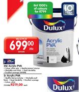 Dulux Acrylic PVA-20ltr