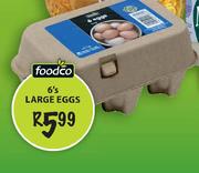 Foodco Large Eggs-6's