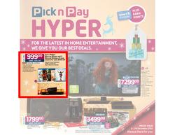 Pick n Pay Hyper : Home Entertainment (3 Dec - 26 Dec), page 1