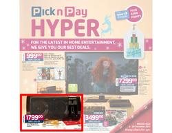 Pick n Pay Hyper : Home Entertainment (3 Dec - 26 Dec), page 1